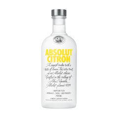 Absolut Vodka Sweden Citron 700ml Bottle